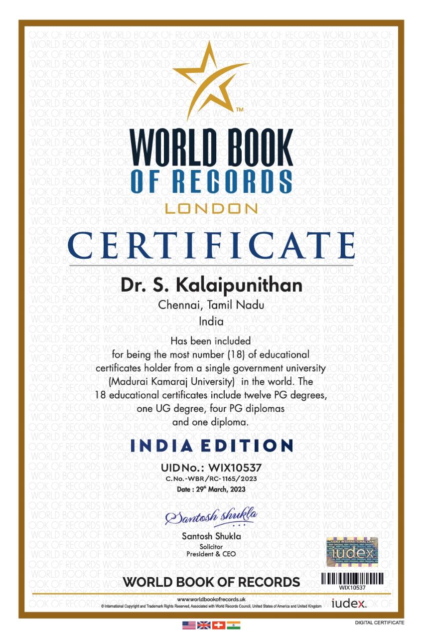 World Record - Degrees